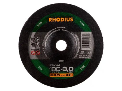 201867 | Řezný kotouč 180x3,0x22,23 mm, FTK44, vypouklý