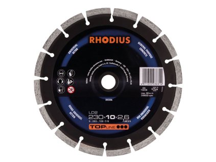 302303 | Diamantový řezný kotouč LD2 125x10,0x2,4x22,23 mm