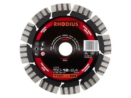 303162 | Diamantový řezný kotouč LD4 150x12,0x2,4x22,23 mm