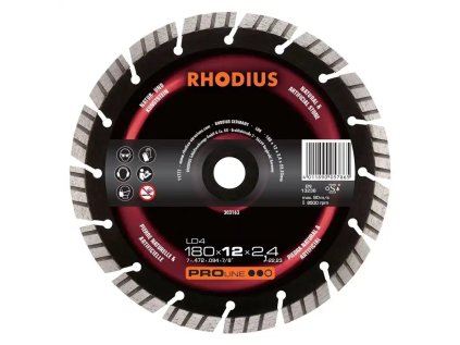 303163 | Diamantový řezný kotouč LD4 180x12,0x2,4x22,23 mm