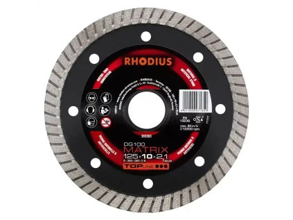 303383 | Diamantový řezný kotouč DG100 MATRIX 125x10,0x2,1x22,23 mm