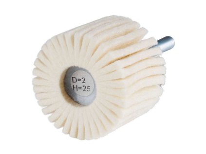 305379 | Leštící filcový vějíř 40x30x6 mm, tvrdost D2/H25, FLP