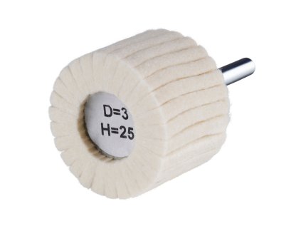 305381 | Leštící filcový vějíř 40x30x6 mm, tvrdost D3/H25, FLP