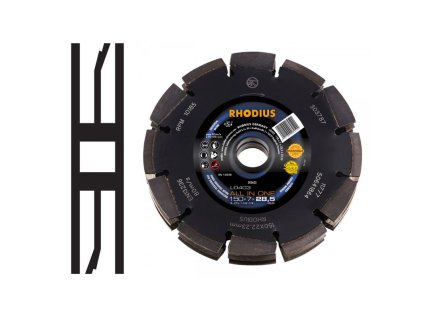 304505 | Diamantový drážkovací kotúč LD403 S ALL IN ONE EXTENDED 150x12,0x19,0x22,23 mm
