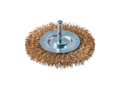 353234 | Rotační kartáč se stopkou průměr 6 mm MRBWBM 50x7x10x6,0 mm, oceľový drôt zvlnený pomosadzený 0,30