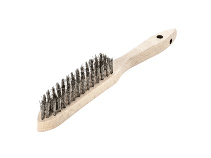 104579 104641 handburste 4 rhg x 14 stahldraht rostfrei rof gewellt 0 35 mm