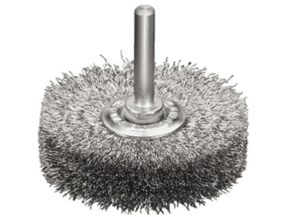 104273 415301 rundburste srb mit schaft 6 mm inox total 50x15 0 20 stahldraht rostfrei gewellt