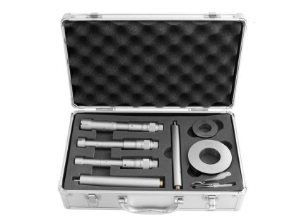 7089-03-006 | Mikrometr třídotykový (dutimomer) analogový SADA, KINEX, DIN 863, IP54, včetně nastavovací kroužek pr. 4,5 mm, pouze 2 doteky, přesnost 0,004 mm, 3-6 mm