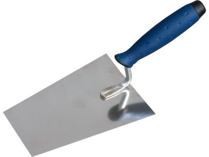 706203 | Lžíce zednická (kelna) nerezová 160 mm, plastová pogumovaná rukojeť