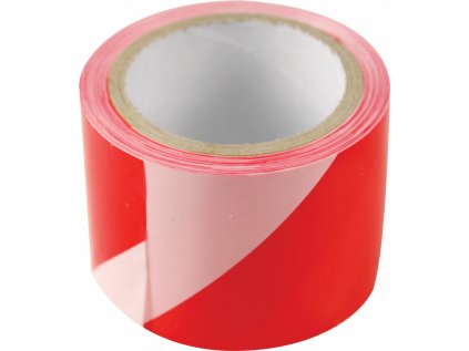9565 | Páska výstražná 75 mm x 100 m, červeno-bílá