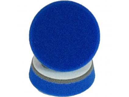 6444355 | Leštící houbička 80 x 25 mm, s velúrom, Brilliance hladká, šikmý, trapézový tvar, jemne zaoblená hrana, modrá, stredná