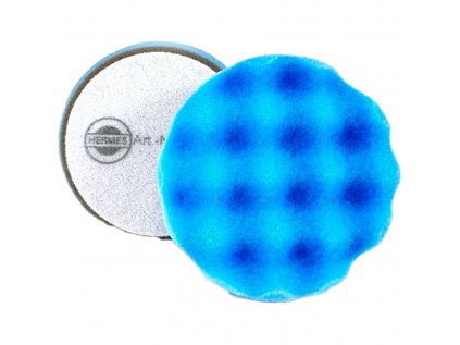 6496769 | Leštící houbička 90 x 30 mm, s velur, Brilliance modrá, středně tvrdá