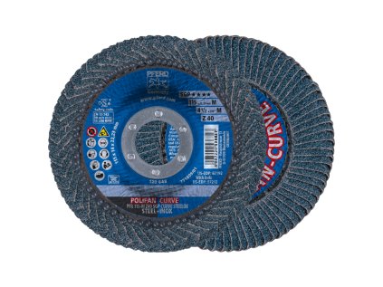 67689032 | Brusný lamelový kotouč 115x22,2-M, Z40, Z SGP CURVE STEELOX