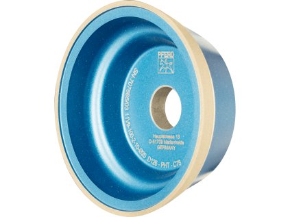 68611021 | Diamantový brusný kotouč s pojivem z umělé pryskyřice Tvar 11V9 100 x 2 x 10 x 20 mm, D 126, PHT
