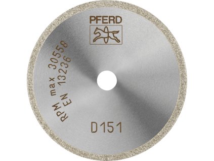 68405015 | Diamantový řezný kotouč pro tvrdé materiály, např. sklo, keramika nebo tvrdokov D1A1R 50-1,4-6 D 151 GAD