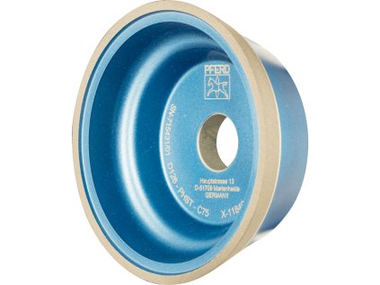68611032 | Diamantový brusný kotouč s pojivem z umělé pryskyřice Tvar 11V9 100 x 3 x 10 x 20 mm, D 126, PHST