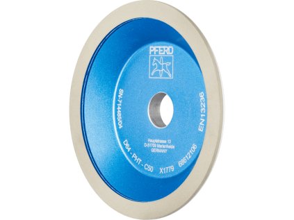 68612106 | Diamantový brusný kotouč s pojivem z umělé pryskyřice Tvar 11A2/45° 125 x 10 x 2 x 20 mm, D 64, PHT