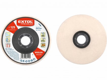 8803389 | Leštící kotouč filcový pro úhlové brusky 125x15x22,23 mm