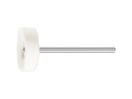44270229 | Leštící hadrový kotouč se stopkou průměr 22x10-3x40 mm, FL - flanel