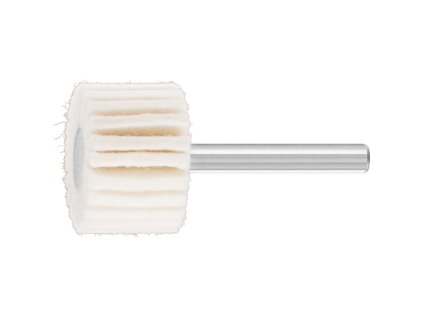 44383020 | Leštící filcový lamelový vějíř se stopkou FLS průměr 30x20-6x40 mm, W