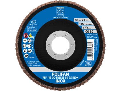 308018 pff 115 co freeze 80 sg inox rgb