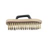 355409 140811 handbursten s mit bugel holz korper 225 x 47 55 x 19 5 mm 5 rhg x 17 14 stahldraht vermessingt stm gewellt 0 35 mm