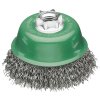 426367 | Hrncový kartáč, zvlněný drát 100 mm / 0,30 nerezový drát zvlněný