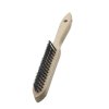 286011 120801 handburste s kehlnaht holz korper 290 x 33 x 16 mm 3 rhg x 15 stahldraht sta glatt 0 35 mm