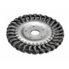 17029 | Rotační kartáč průměr 150 mm, uchytenie 22,2 mm, oceľový drôt splietaný 0,5 mm
