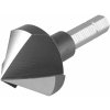 8801172 | Kuželový záhlubník 90° HSS, 3-břitá hlava 25 mm, uchycení 6-hran 1/4″