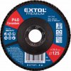 8803472 | Kotouč lamelový šikmý korundový 125x22,2 mm, P40, EXTOL PREMIUM