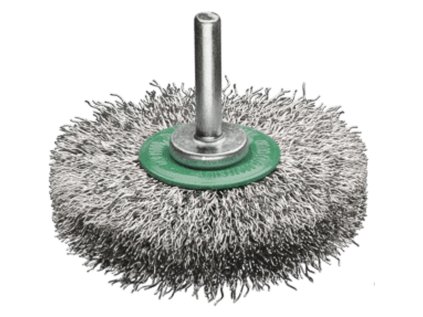 103652 417363 rundburste srb mit schaft 6 mm 70x13 0 30 stahldraht rostfrei gewellt