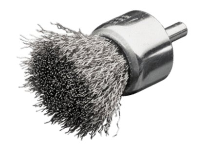 104495 456341 pinselburste mit schaft 6 mm stahldraht rostfrei gewellt 30x29 0 20