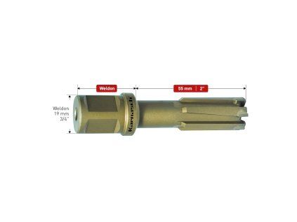 201309032 | Kernbohrer 32 mm, RAIL-LINE 55 Schaft WELDON 19