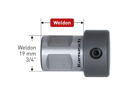 201830060 | Adaptér Weldon 19 pre špirálový vrták 9,0 mm