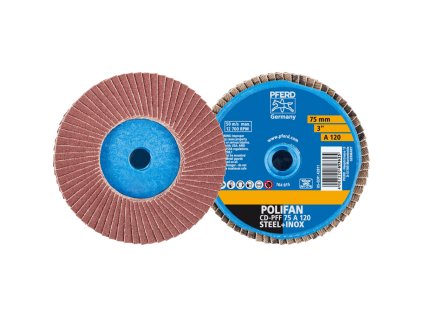 42719212 | Rýchloupínací disk 75 mm, A 120, CD, COMBIDISC - Mini-POLIFAN
