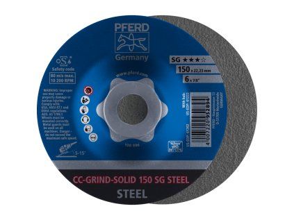 64185150 | Brusilna plošča 150 mm, CC-GRIND-SOLID SG STEEL