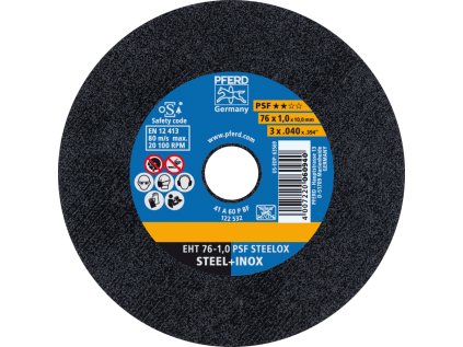 65508100 | Rezný kotúč 76 x 1,0 x 10,00 mm, PSF STEELOx