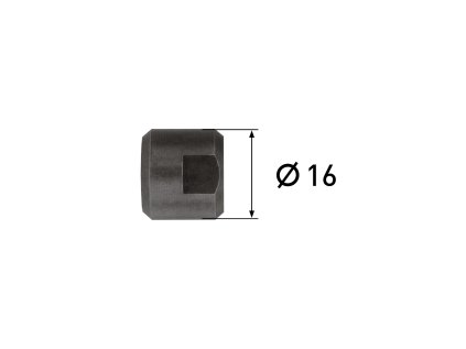 201787030 | Vodiaci kolík pre kužeľový záhlbník 90° 201786045 priemer 16 mm