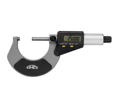 7031-02-025 | Mikrometer strmeňový digitálny, presnosť 0,001 mm 0-25 mm