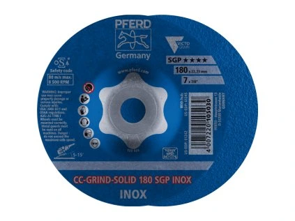 64189180 | Schleifscheibe 180 mm, CC-GRIND-SOLID SGP INOX VICTOGRAIN