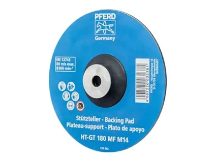 44890220 | Hitzebeständiger Stützteller mit Spannmutter 180 mm x M14, HT-GT