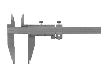 6022-02-150 | Posuvné meradlo s jemným stavaním, s hornými nožmi presnosť 0,05 mm, 500 mm