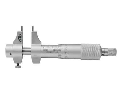 7095 | Mikrometer dvojdotykový dutinový (dutinomer) analógový vrátane nastavovacieho krúžku pr. 5 mm, presnosť 0,01 mm, 5-30 mm
