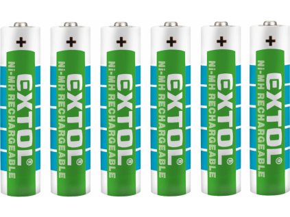 42060 | Batéria nabíjateľná NiMH, 1,2 V, typ AAA/HR03, 1000 mAh - balenie 4 ks