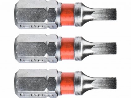 4741103 | Bit 1/4" pre skrutky s rovnou drážkou 3x25 mm - balenie 3 ks