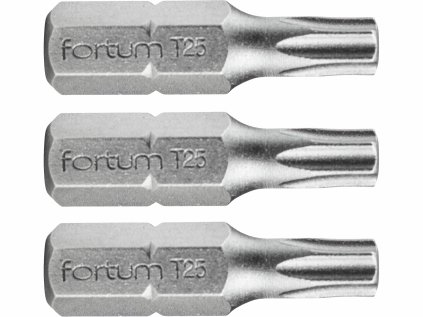 4741425 | Bit 1/4" pre skrutky s drážkou TORx T25x25 mm - balenie 3 ks