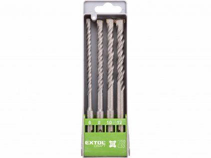 23902 | Betonbohrer-Set mit SDS-PLUS-Schaft 6–12 mm – 4-teilig