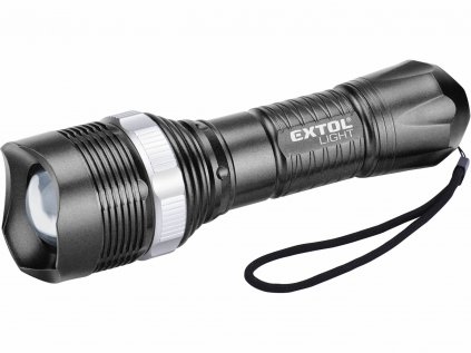 43116 | Svietidlo plastové s funkciou ZOOM 1 W LED, 40 lm, 3x1,5V AA, dĺžka 200 mm, 168 g