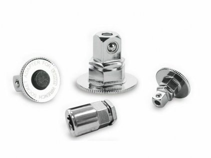 4720901 | Sada adaptérov k račňovým kľúčom 1/4", 3/8", 1/2", HEX - 4-dielna